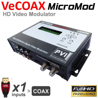 Компактный Модулятор HD сигнала HDMI MICROMOD Compact HD DVB-T2 VECOAX-MMD-HDG4-T