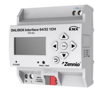 Zennio DALIBOX Interface 64/32 1CH -  KNX-DALI  DIN  (4,5TE)
