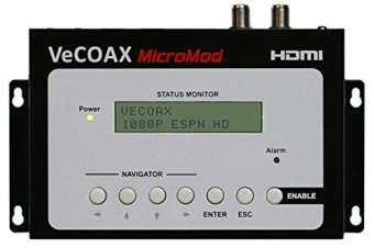 Компактный Модулятор HD сигнала HD-SDI в ТВ DVB-T/T2 VECOAX-MMD-SDI-MS-T